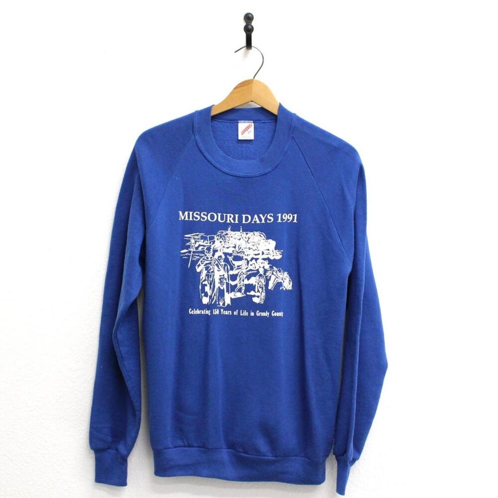 Vintage Grundy County Missouri Days 1991 Sweatshirt Large